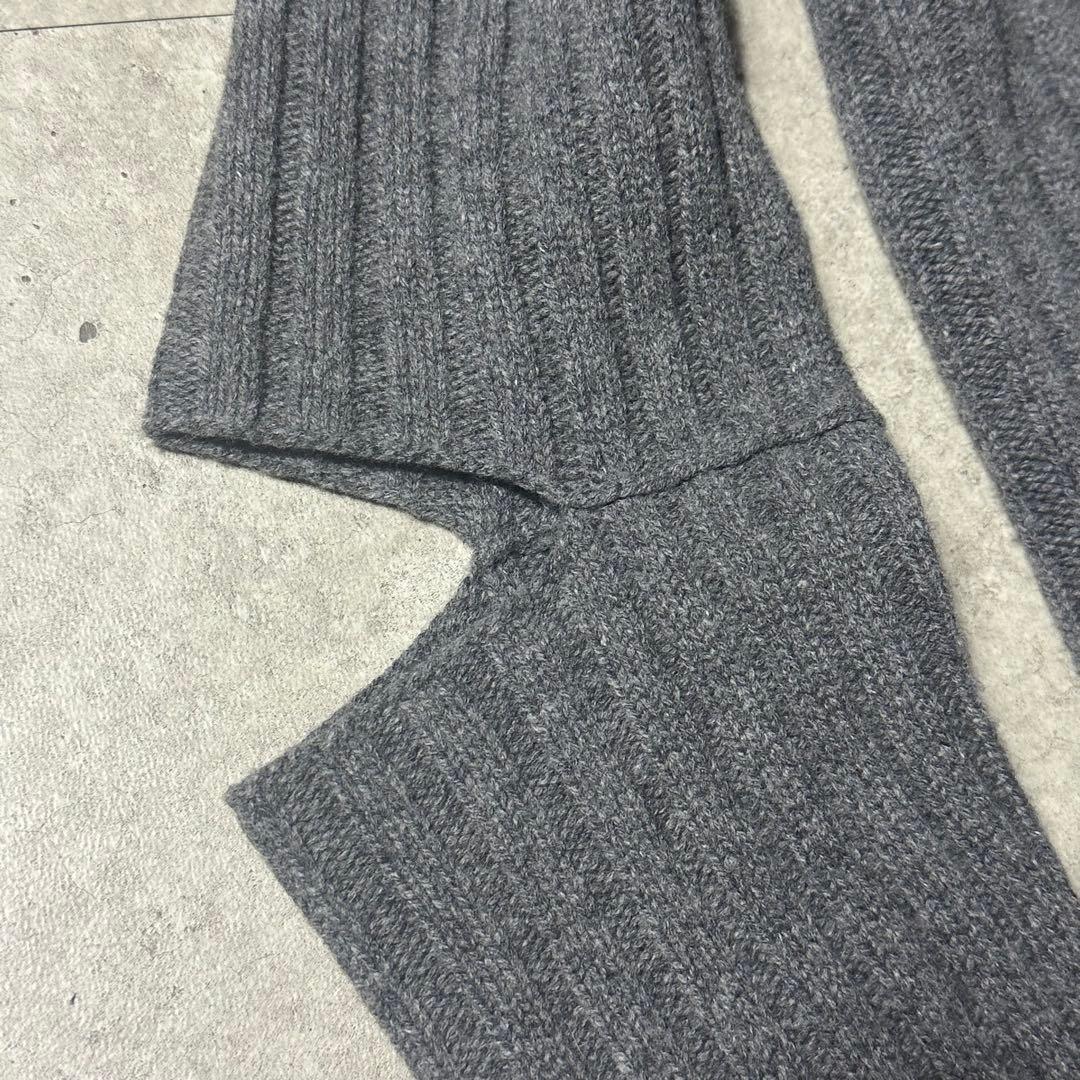 HELMUT LANG エルボーカットアウト グレーニット