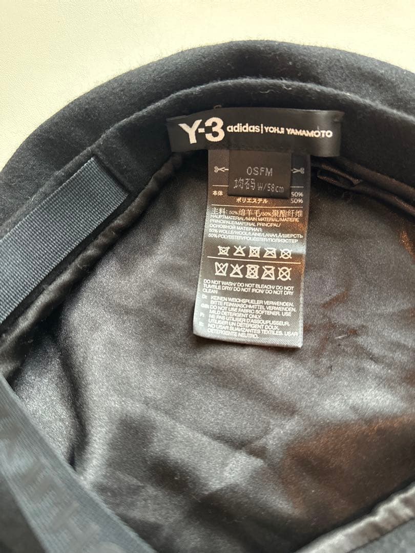 Y-3 ヨウジヤマモト　ベレー帽　美品