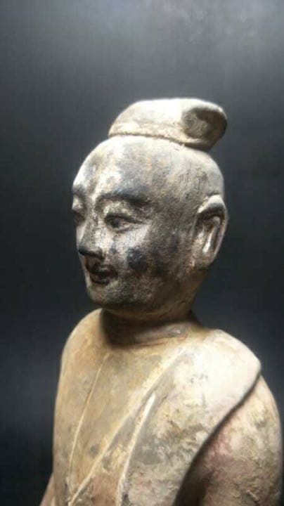 古代中国美術品　北斎時代人物俑