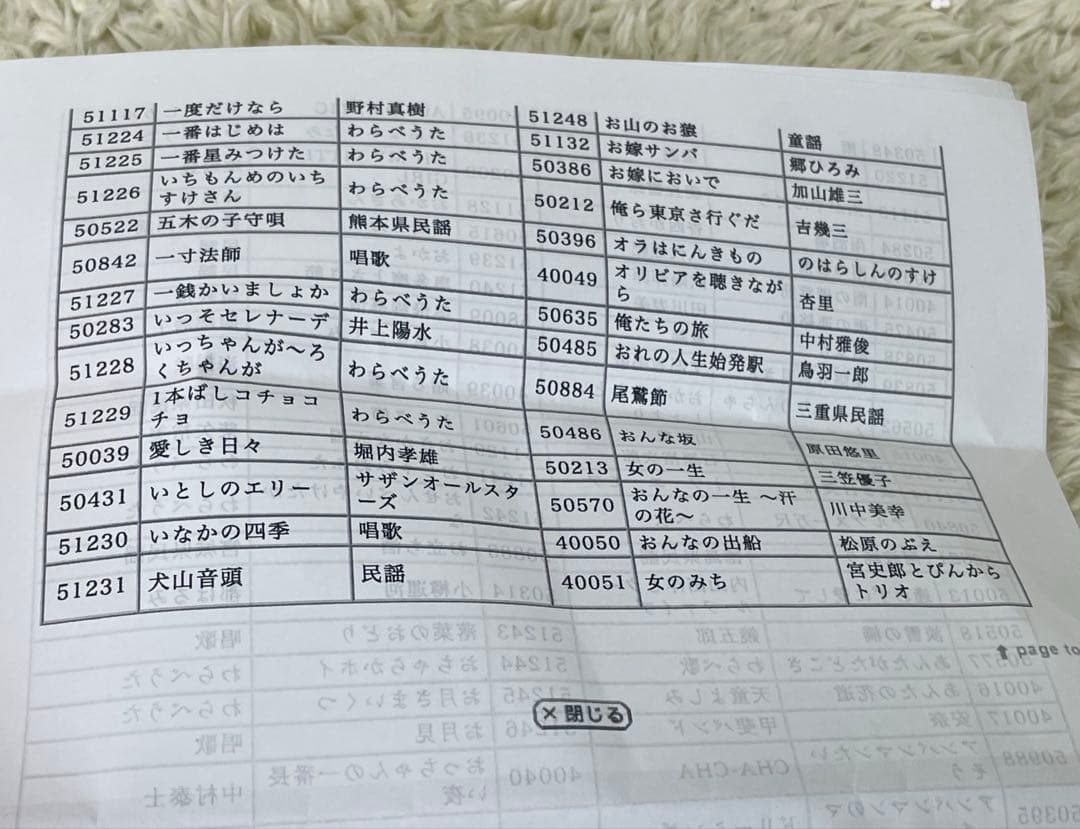 ON STAGE お家カラオケ 1230曲内蔵　Z-PK12GT