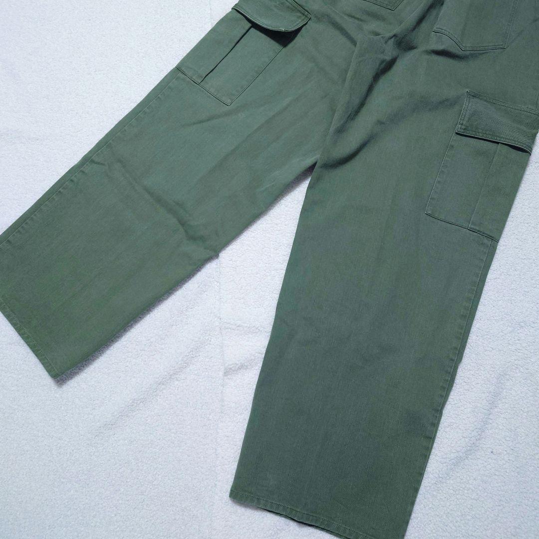 タグ付 現行品 HAG O WAR チノカーゴパンツ　カーキ　L 雅姫さん