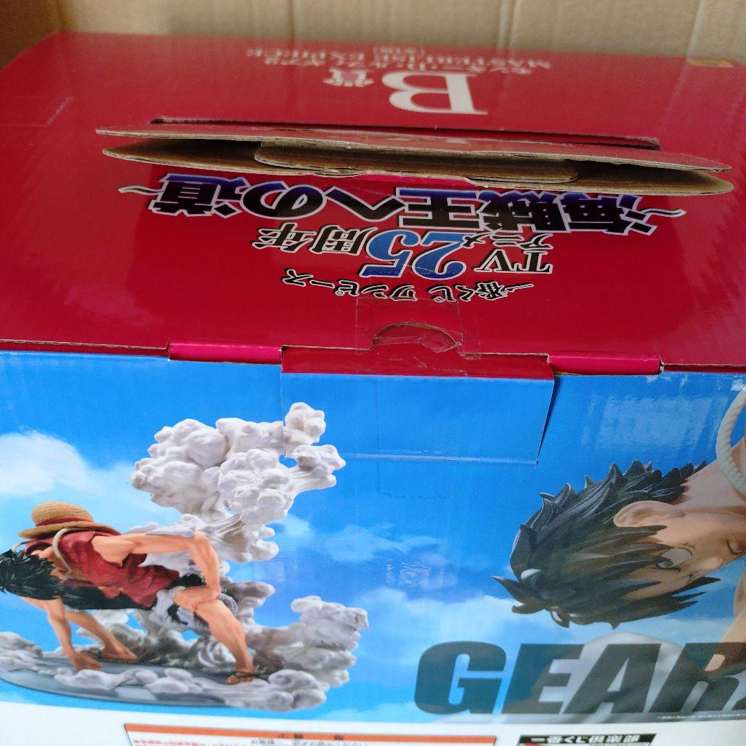 一番くじ　ワンピース　B賞ルフィ　ギア2背景パネル付 MASTERRISE