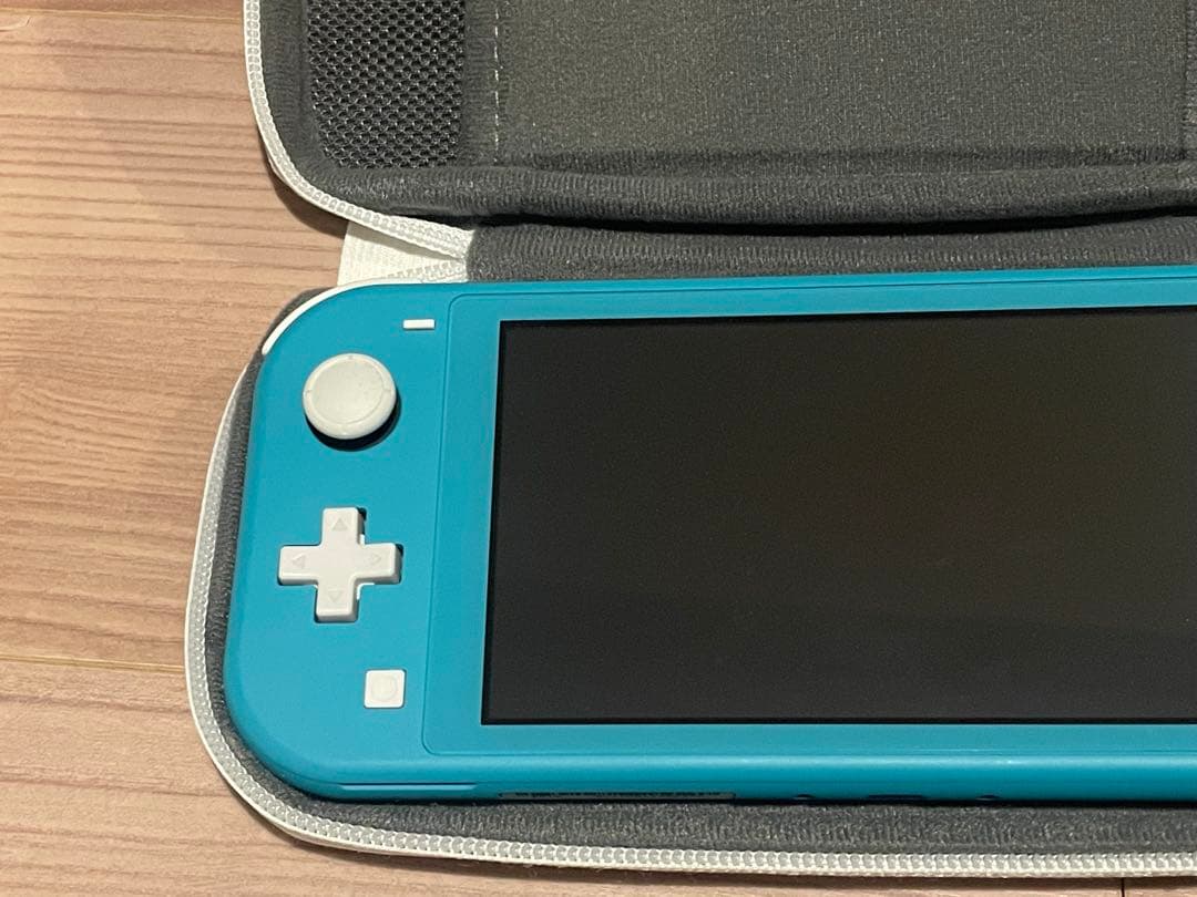 ひ*ろ様 Nintendo Switch Lite ターコイズ ケース付き