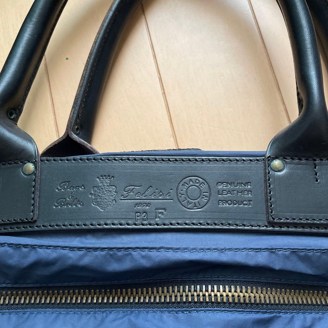 felisi フェリージ　2WAY バッグ　ネイビー