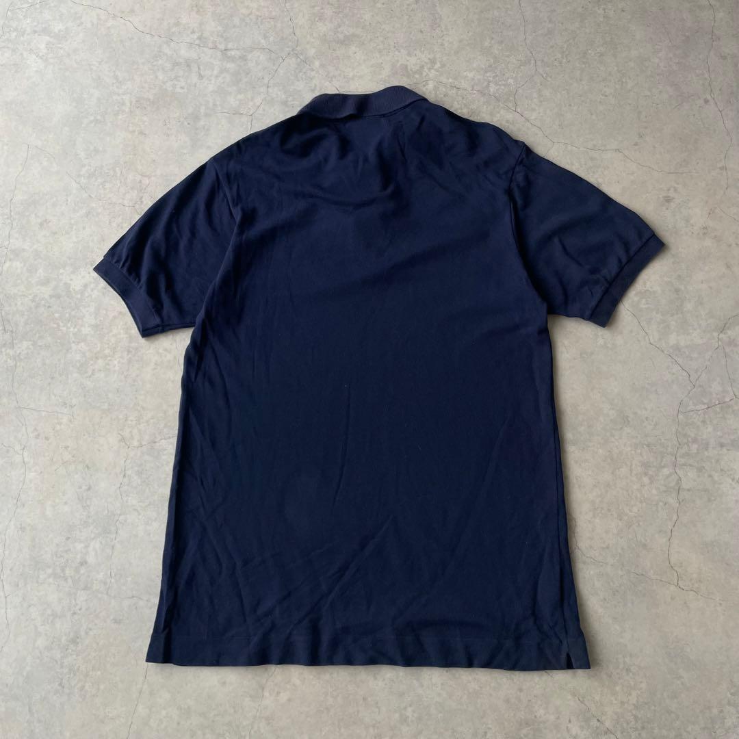 80's LACOSTE ラコステ ポロシャツ ネイビー フランス製