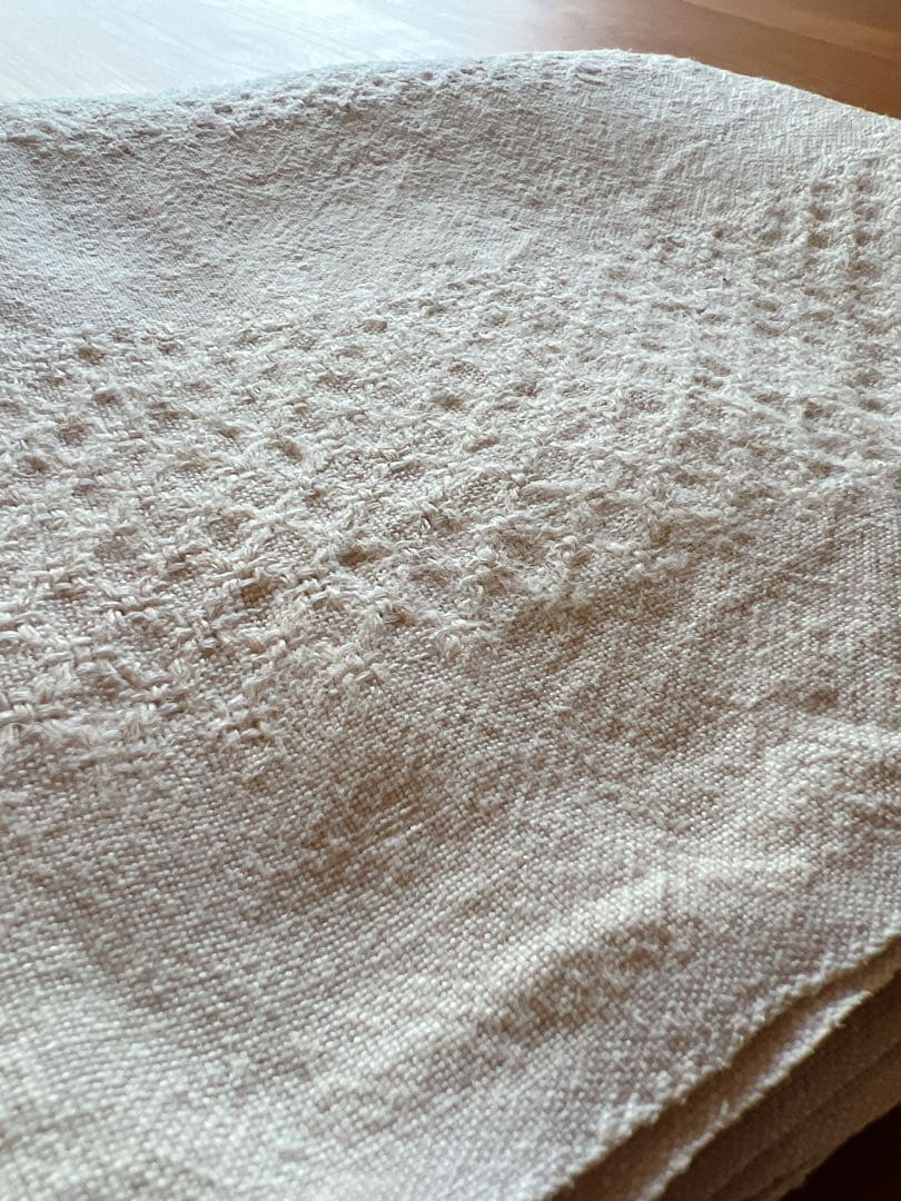 From Sweden＊Vintage 100% linen Cloth・*