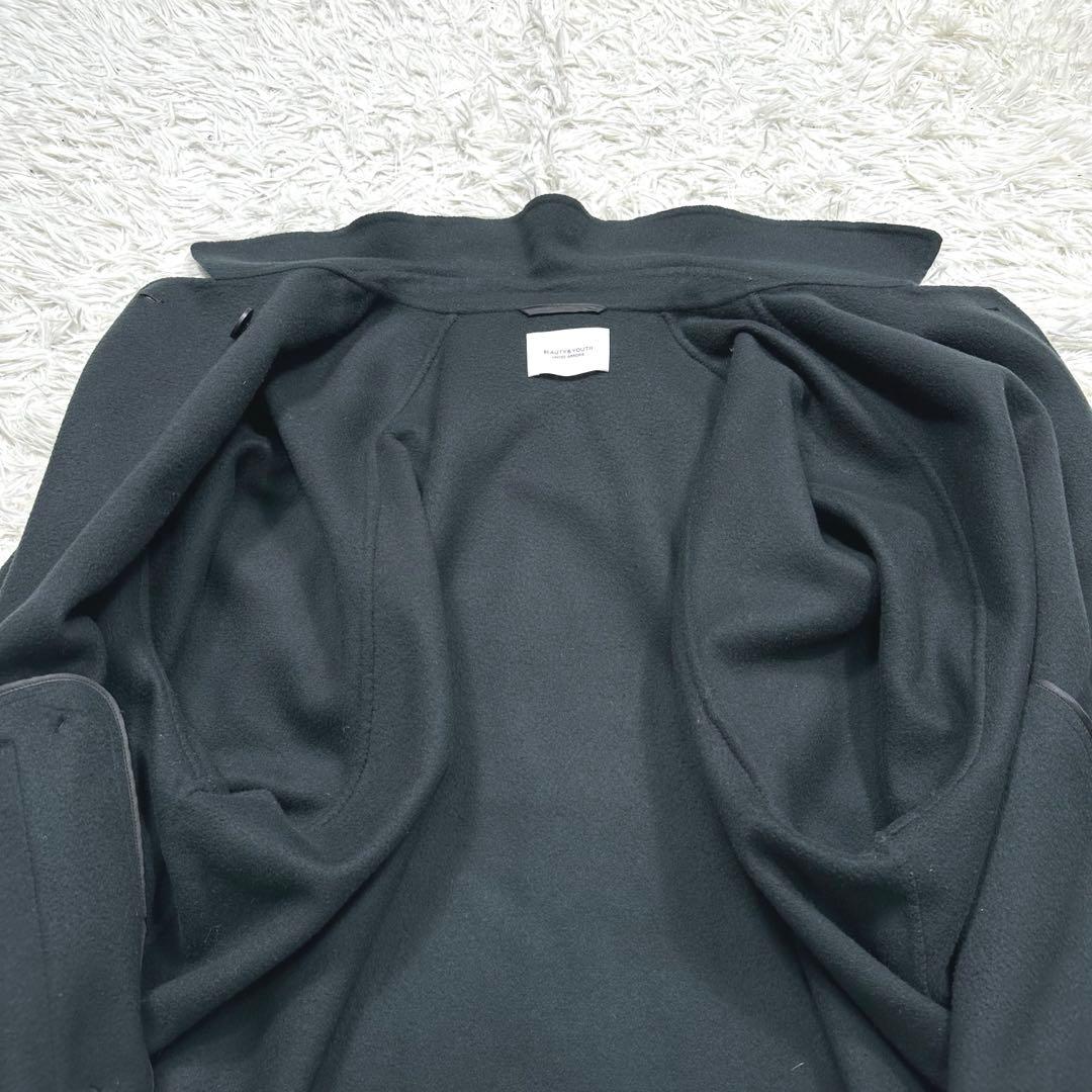 ビューティアンドユース　BY リバーポンチョコート　S グリーン