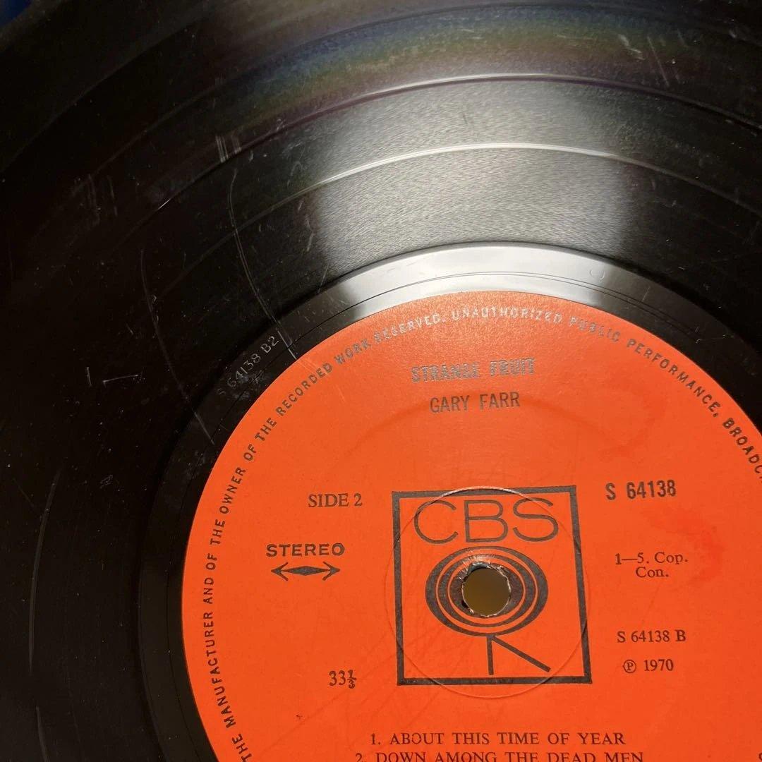 レア【USオリ】Gary Farr Strange Fruit レコード LP