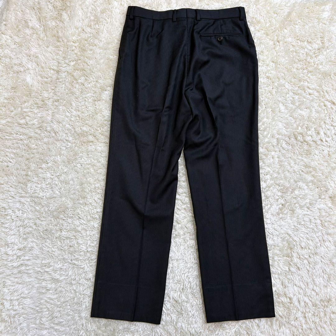 美品✨ポールスミス　マルチストライプ　セットアップ　スーツ ブラック