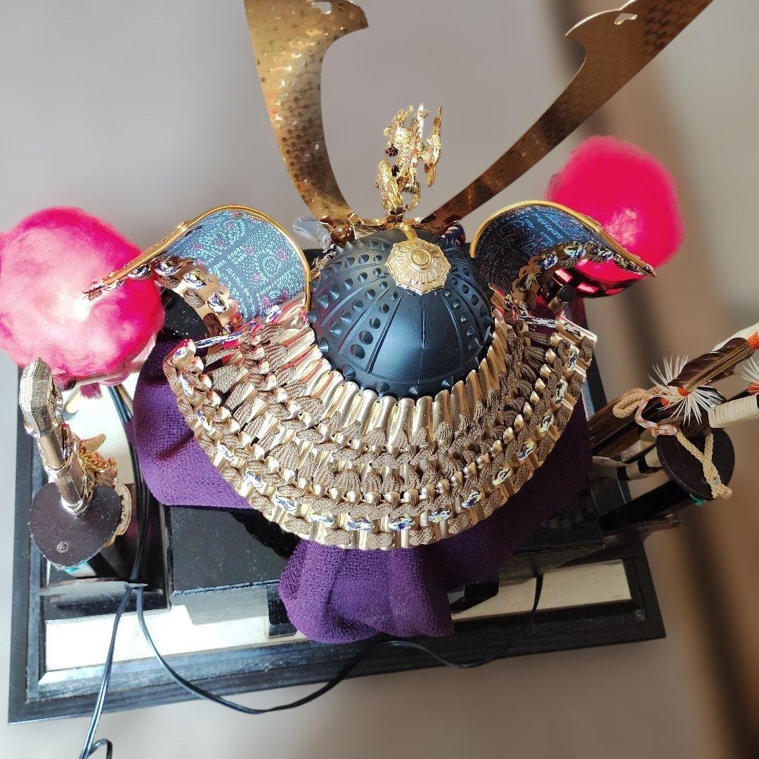 五月人形 兜飾り、白鳳の兜、峰月作