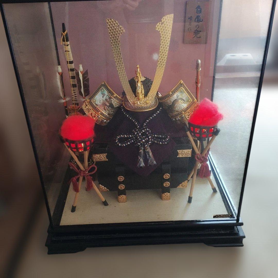 五月人形 兜飾り、白鳳の兜、峰月作