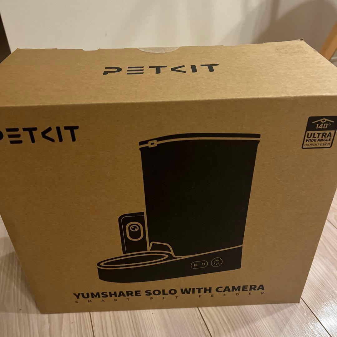 PETKIT　P571YUMSHARE　SOLOペット用給餌器カメラ付ホワイト