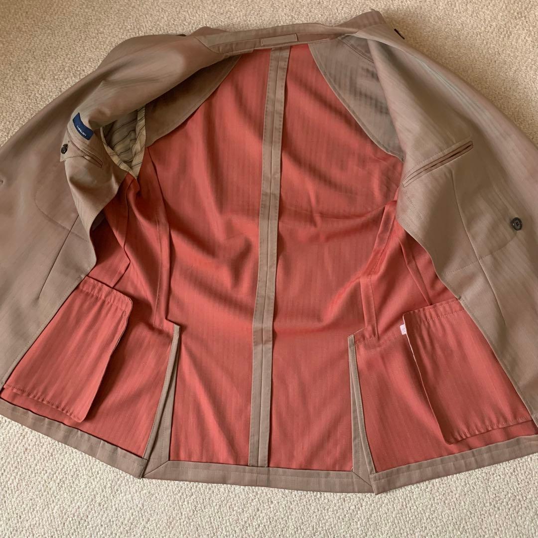 LARDINI ダブルスーツ JI811AQ ソラーロ ウール ベージュ 46