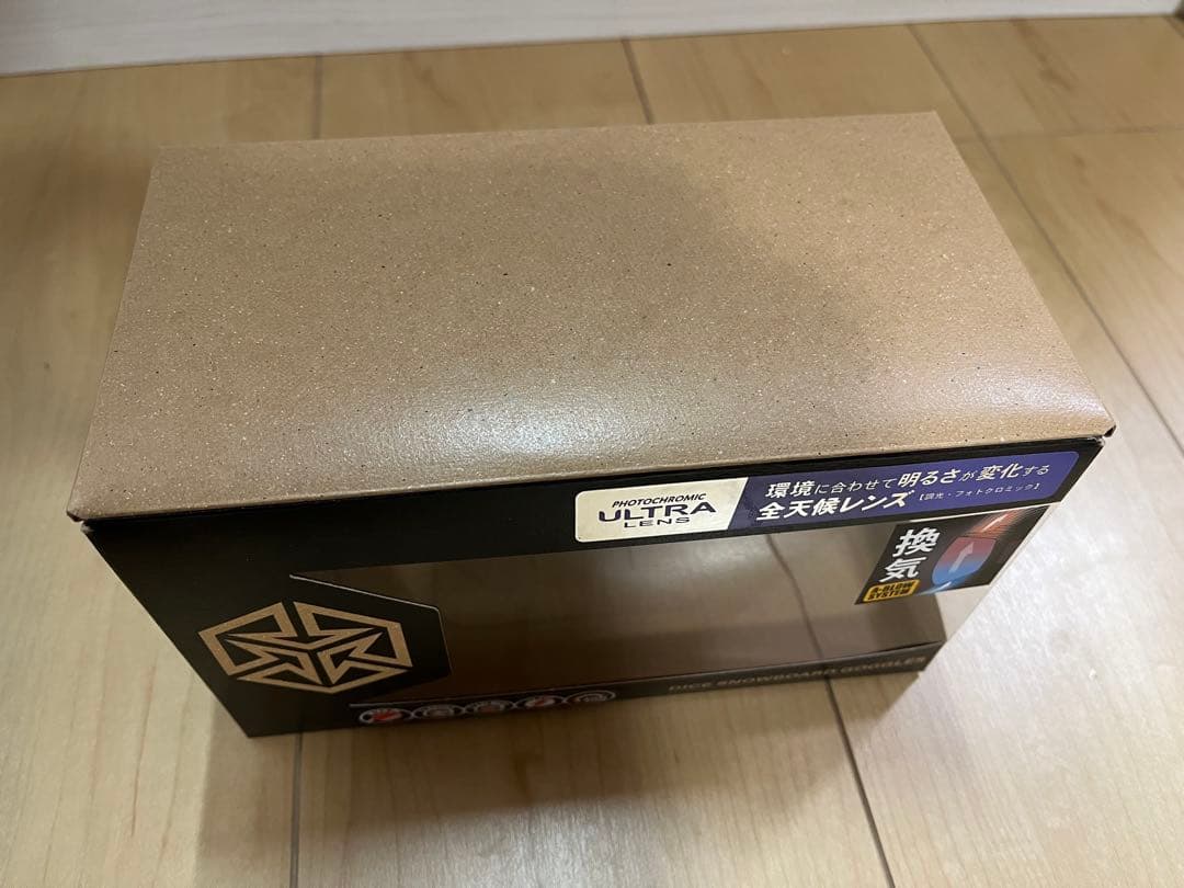 dice/ゴーグル/美品/スキー/スノーボード/ULTRA調光/収納ケース新品