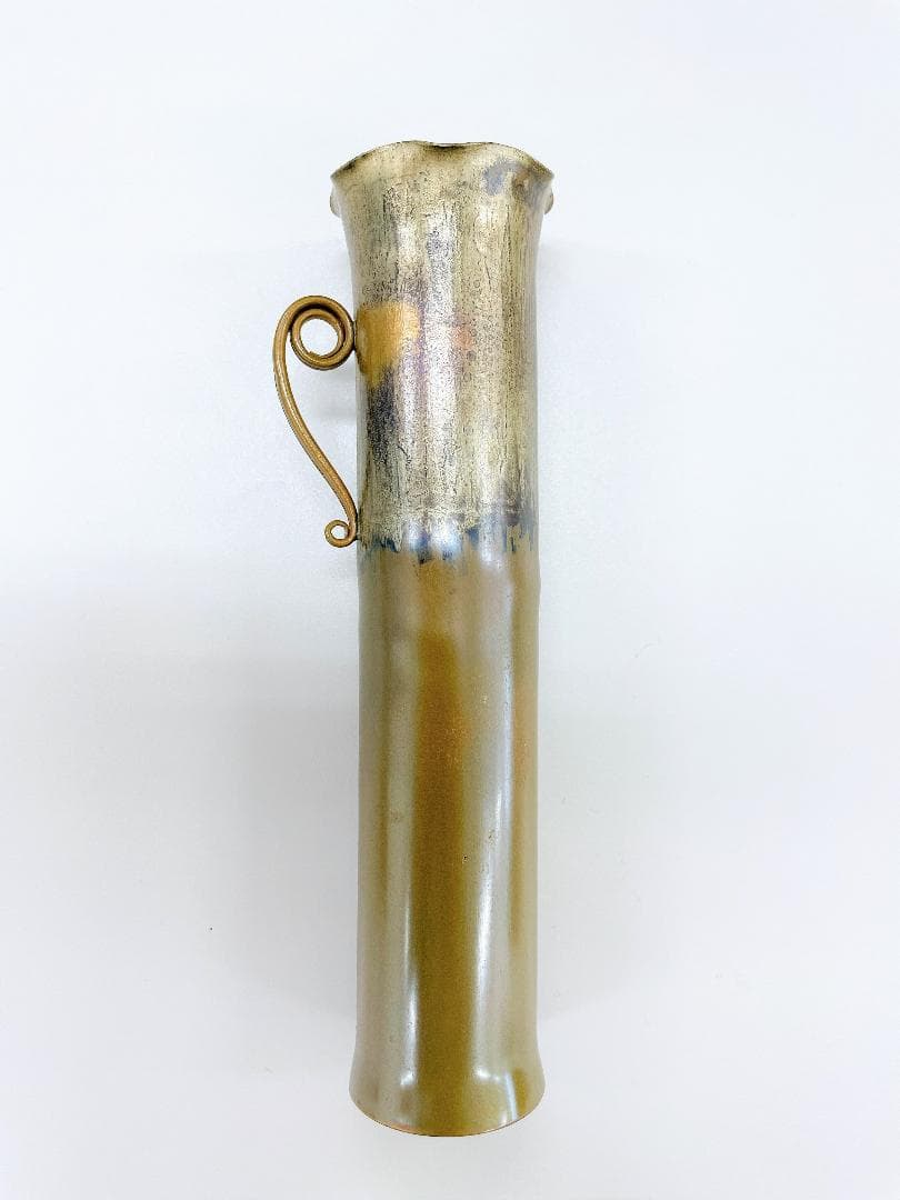 【未使用】西村義光作　鍛金製　一輪生