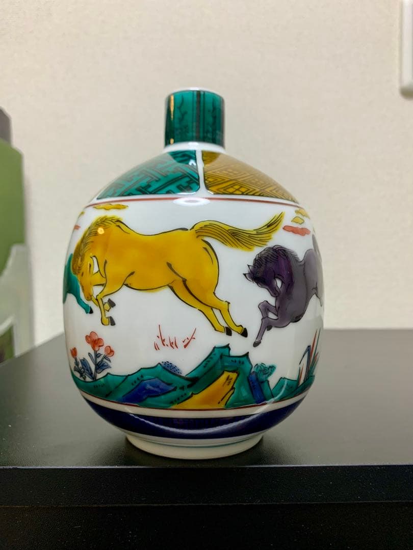 【超希少品‼️】響21年　2001年数量限定販売　九谷焼 古九谷風駿馬文【空瓶】