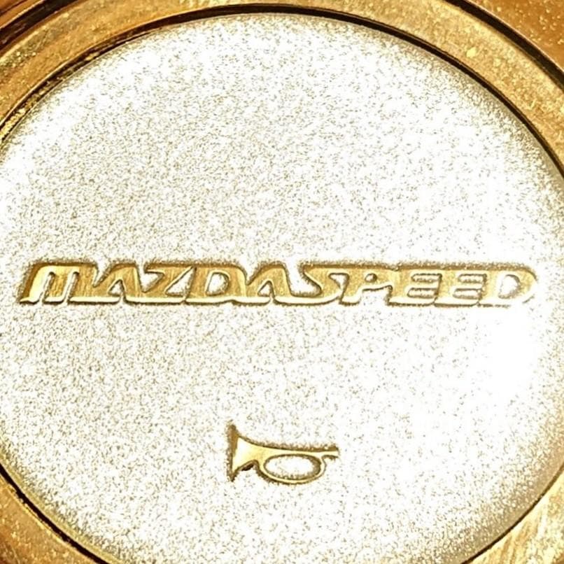 MAZDASPEED ステアリングエンブレム ゴールド
