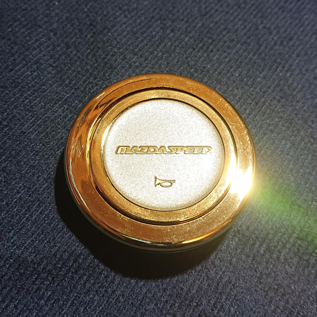 MAZDASPEED ステアリングエンブレム ゴールド