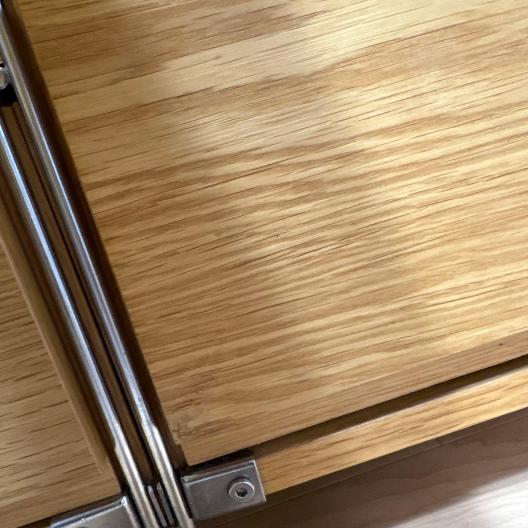 無印良品 ステンレスユニットシェルフ・オーク材 ・ワードローブセット