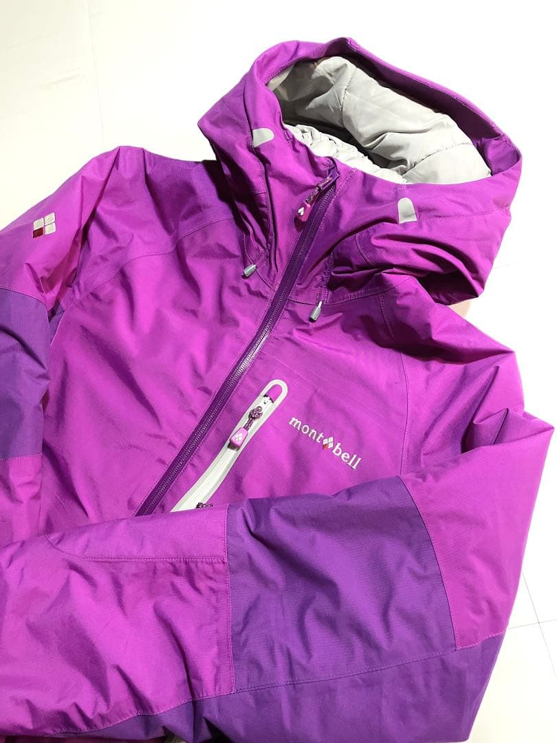 【未使用品】mont-bell パウダーライトパーカ　レディースＬ　パープル