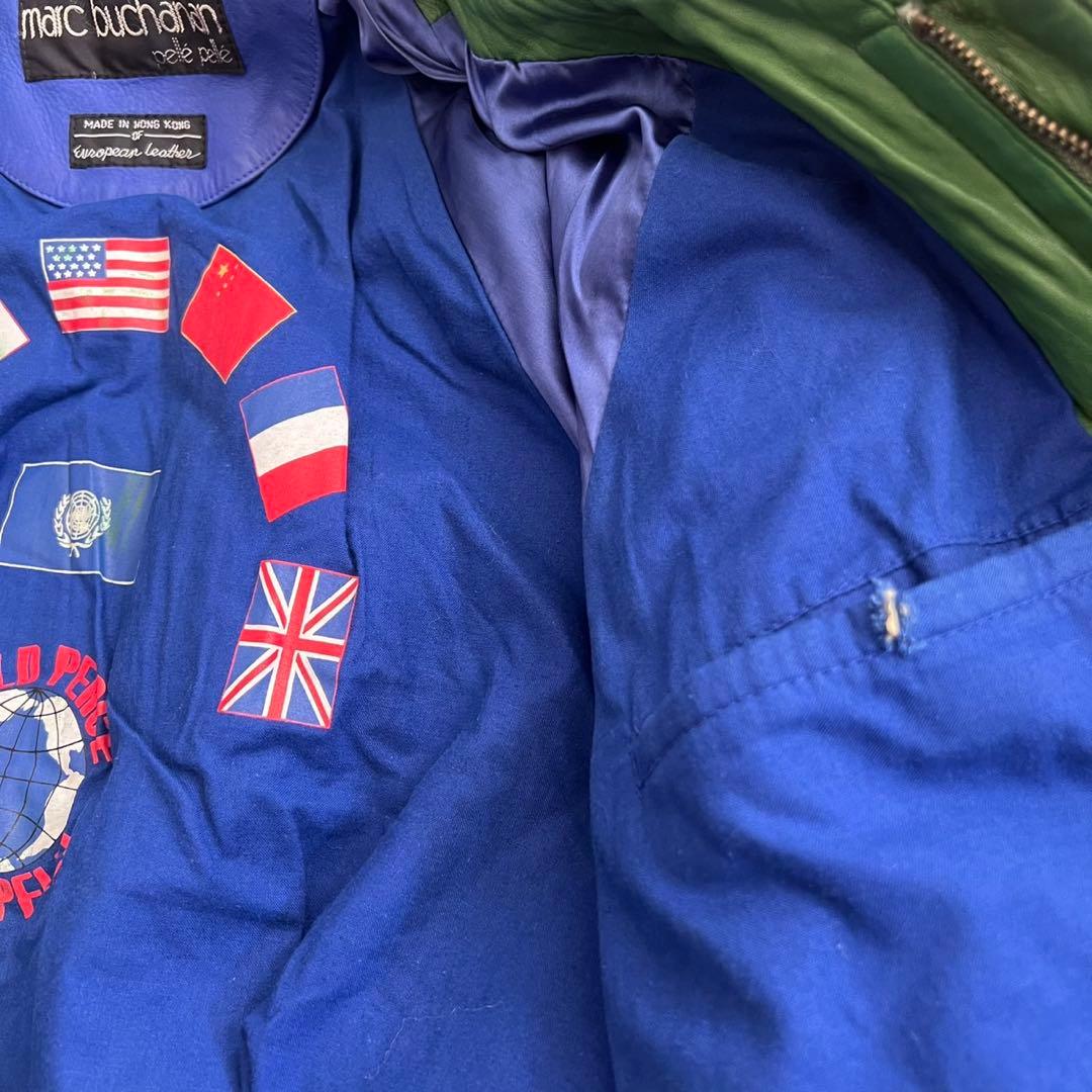 ジャケット・アウター pelle pelle \"world peace\" leather jacket