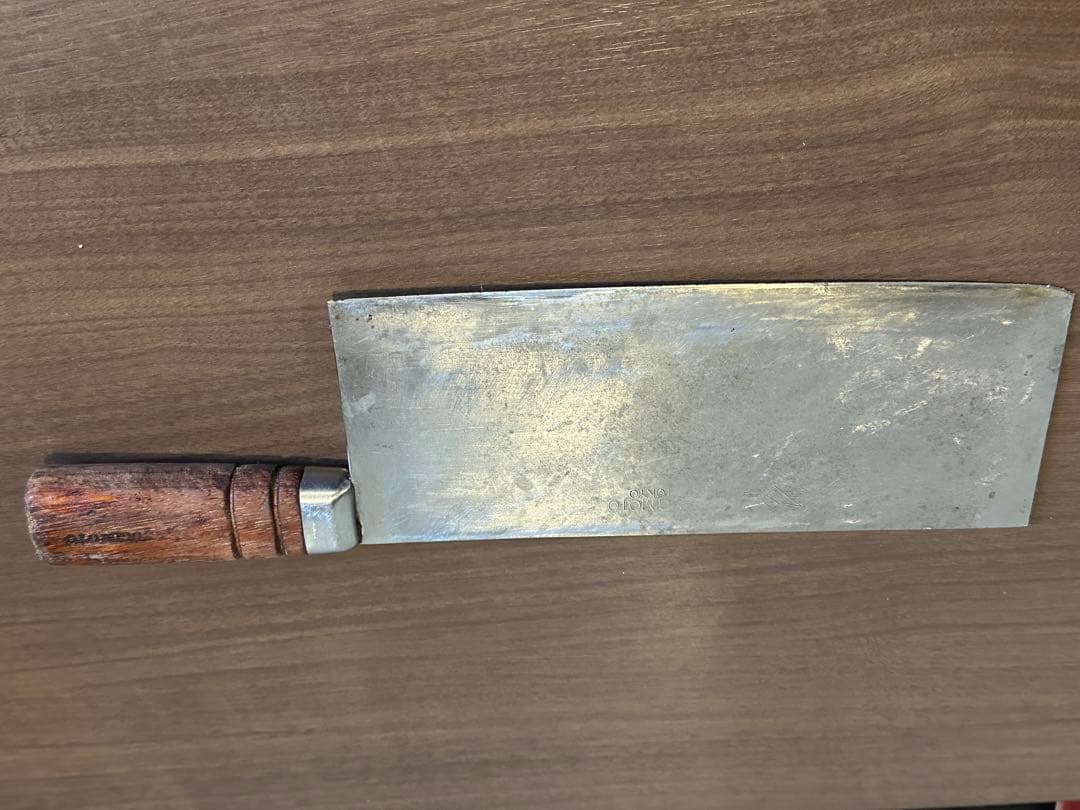 SUGIMOTO 中華包丁 鋼製 木製ハンドル