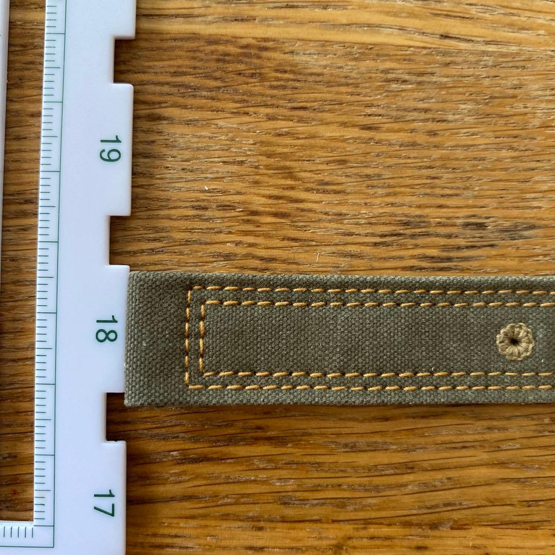 【新品同様】STONEWALL Vintage キャンバス 時計バンド 18mm