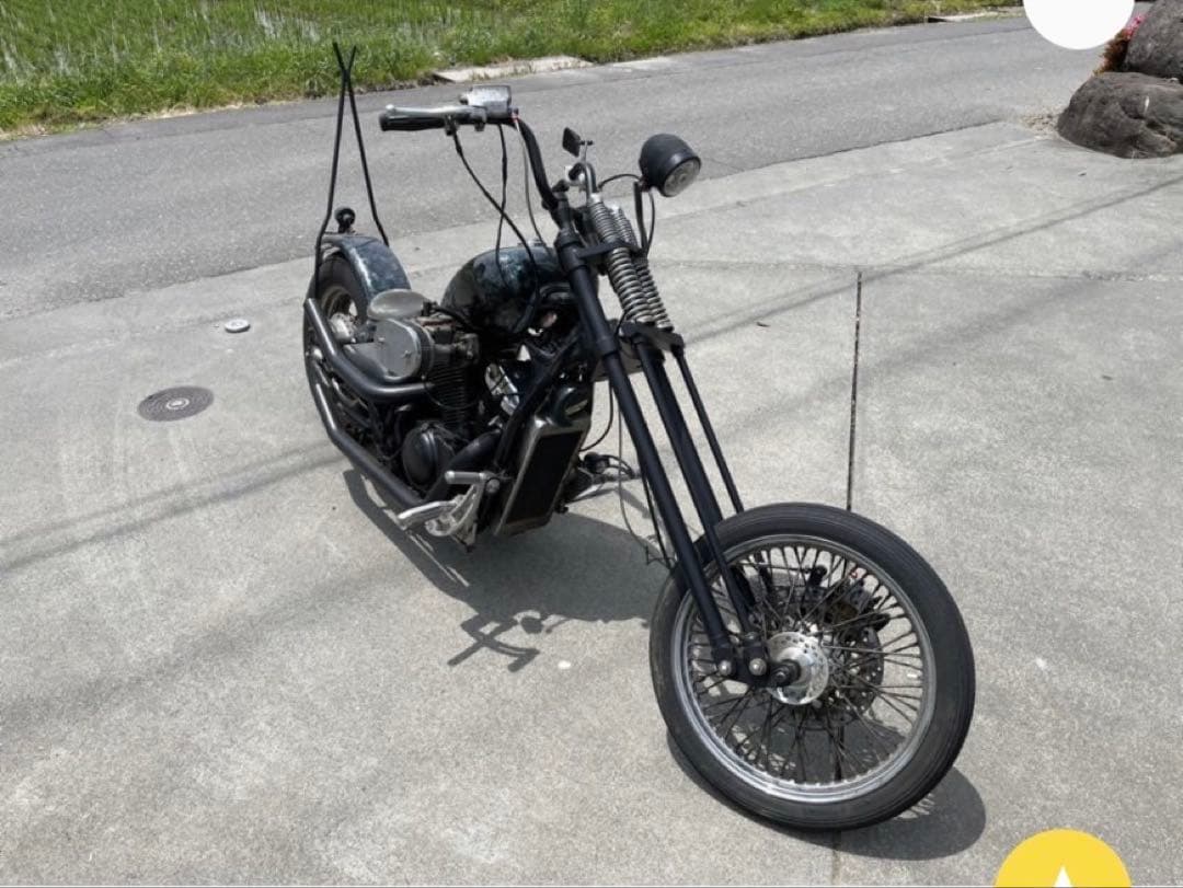 スティード400 スプリンガーフォークのみチョッパーカスタム　出品は9月6日まで