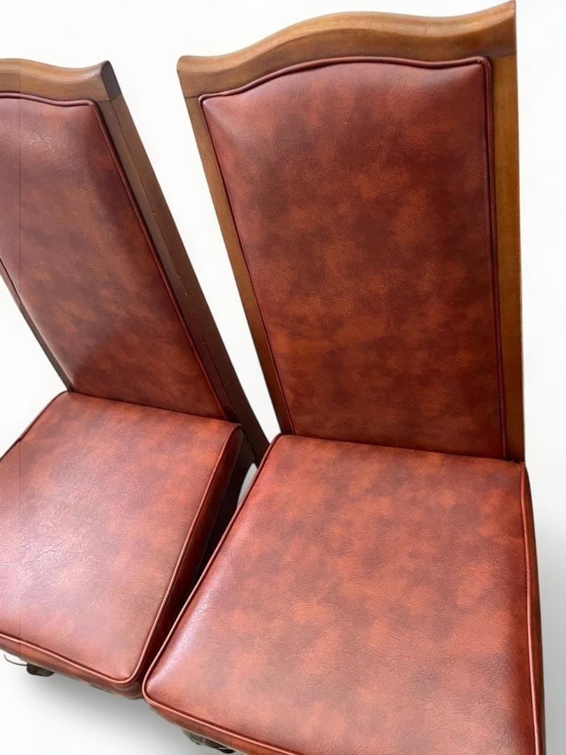 オリバー　アンティーク　鋲打ち　クラシック　２脚セット　05c20