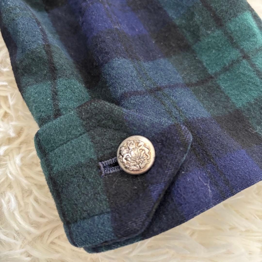 BURBERRY バーバリー チェック柄 ウールコート　内側ボア仕様　メンズM