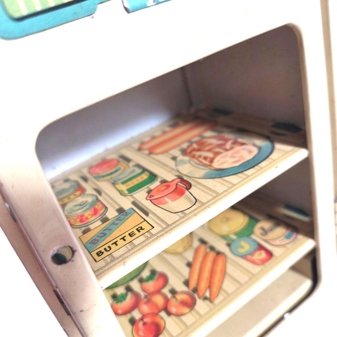 ビンテージ ブリキのおもちゃ 冷蔵庫 JAPAN 増田屋製