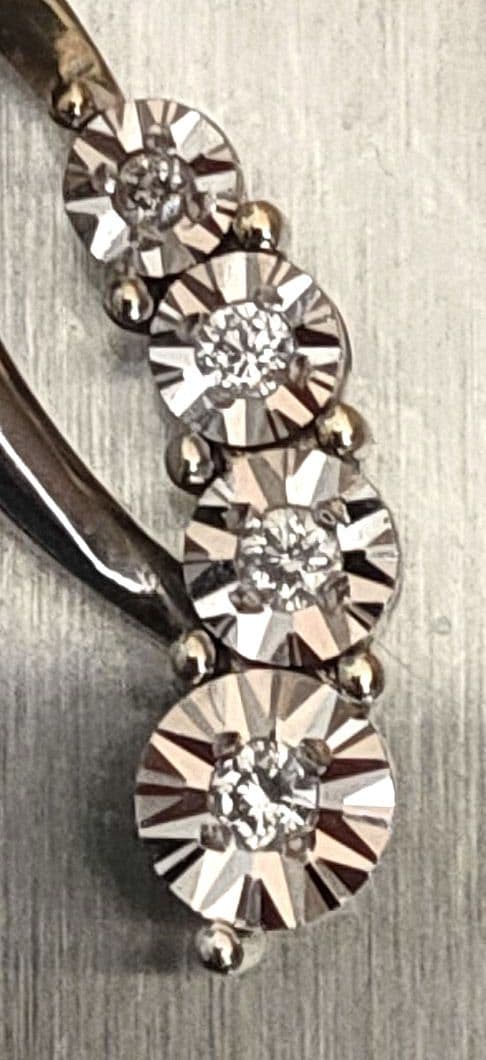 ジュエリーツツミ k10 ペンダントトップ 0,8ｇ