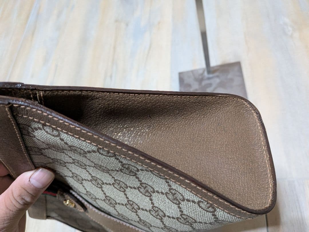 美品 GUCCI オールドグッチ シェリーライン クラッチバッグ セカンドバック