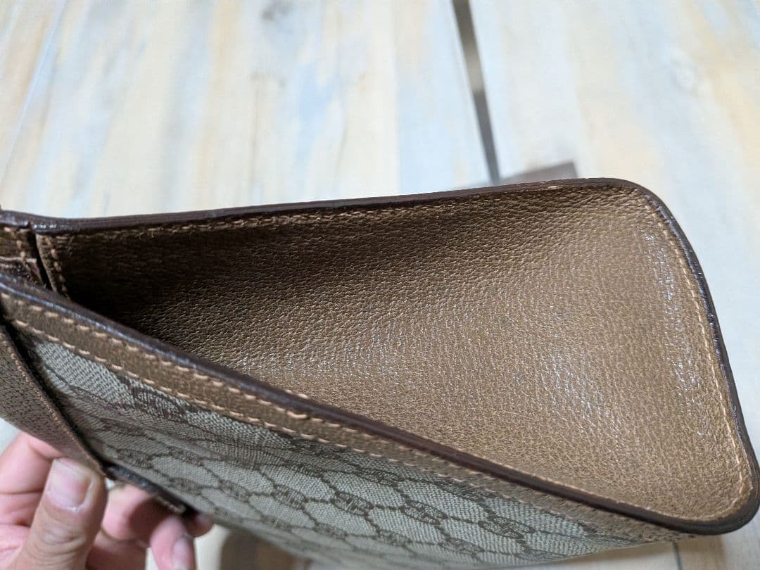 美品 GUCCI オールドグッチ シェリーライン クラッチバッグ セカンドバック