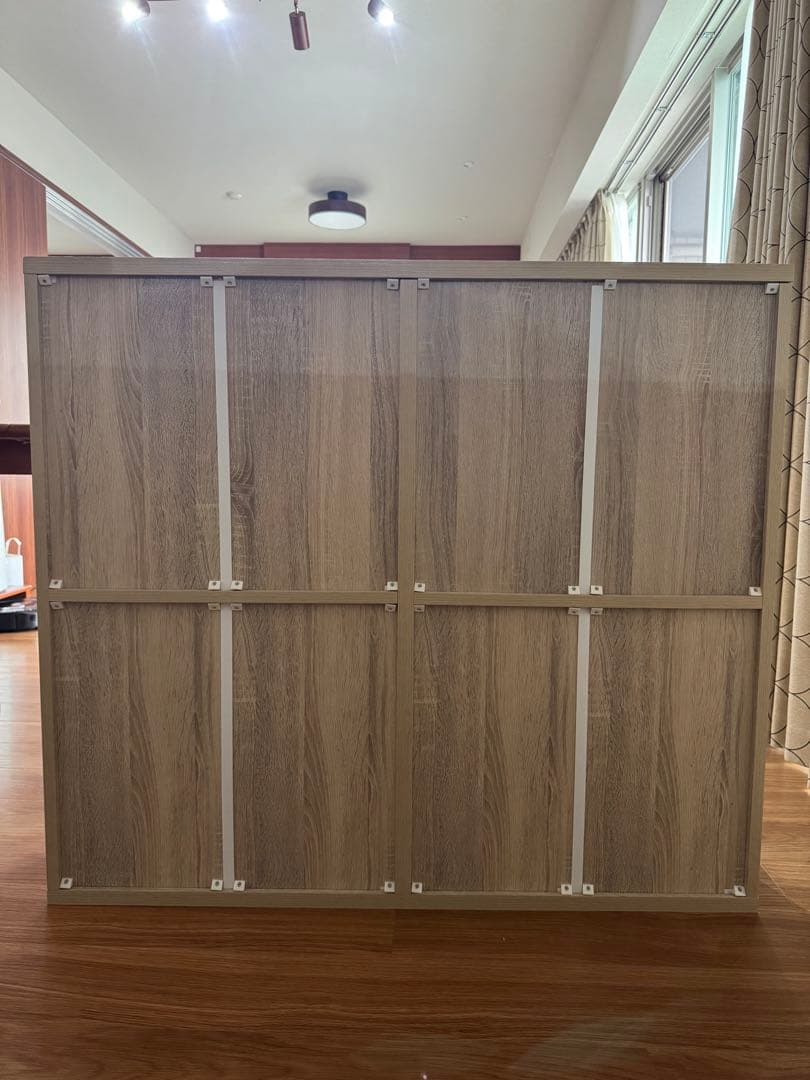 北欧ナチュラルなガラス扉キャビネット✨スリムでお洒落、新品売り切れ中の人気商品！