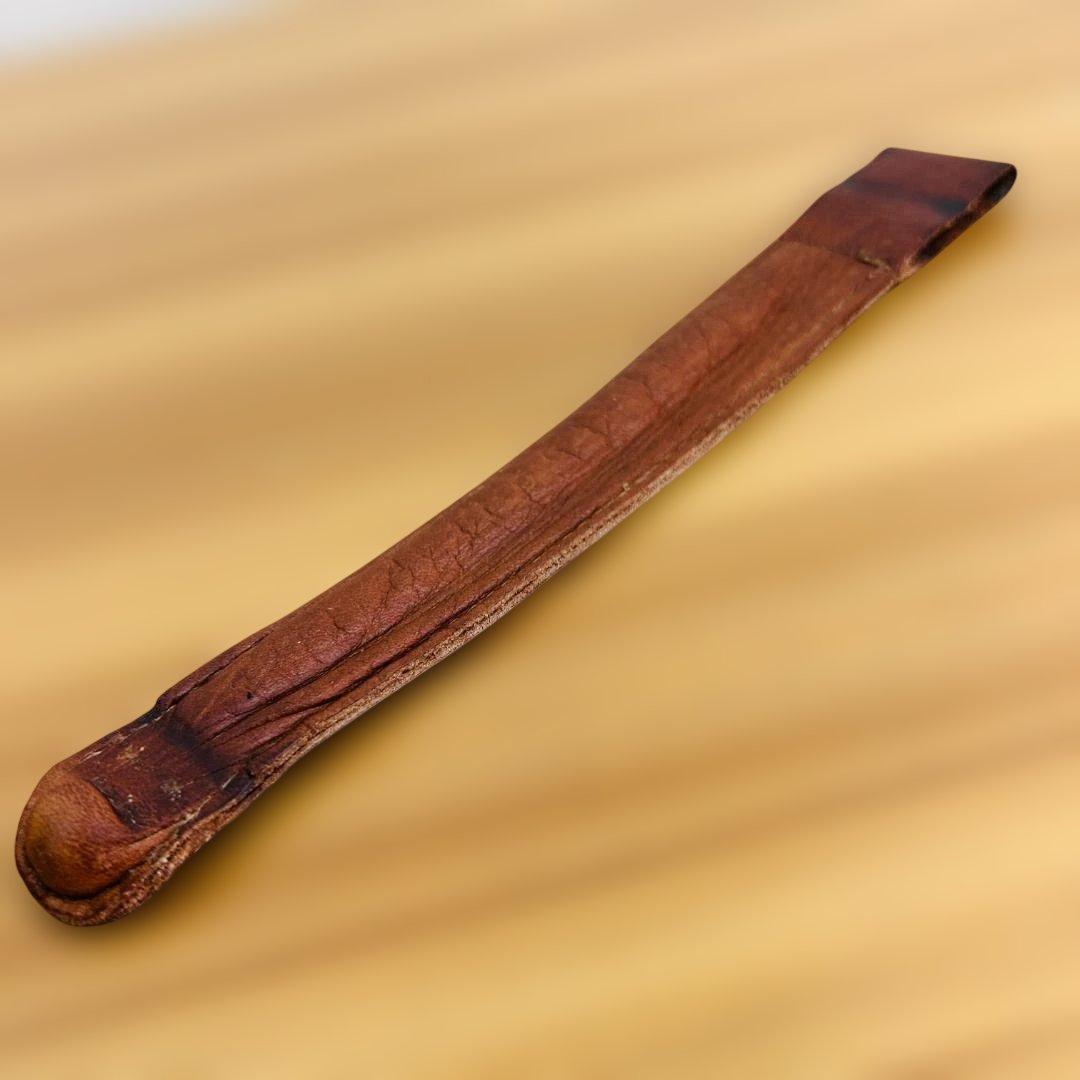 【廃盤希少品】STOKKE トリップトラップ 木製ベビーガード 皮ベルト付き