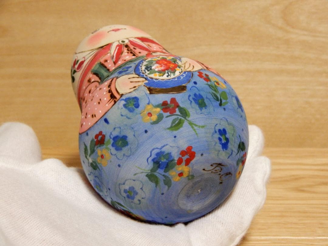 ロシア雑貨　おきあがりこぼし　オルガ・ボリソワ　作家もの　マトリョーシカ