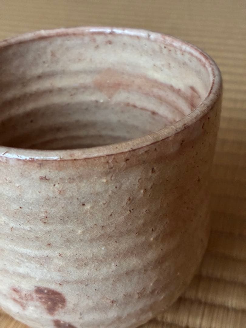 茶道具『大野瑞峰作 萩焼 筒茶碗』