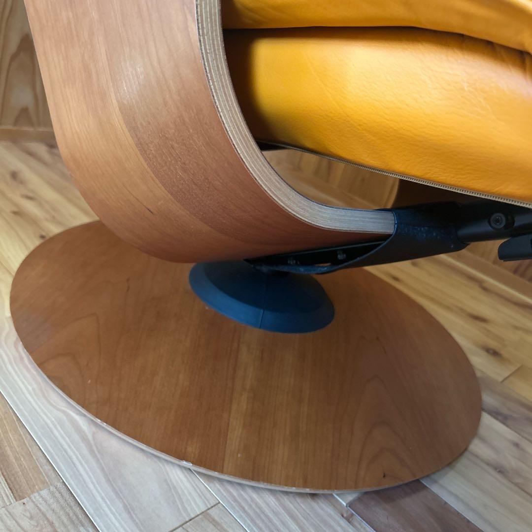 【美品】カリモク 1人 シングルソファー オットマン付き　ザファースト