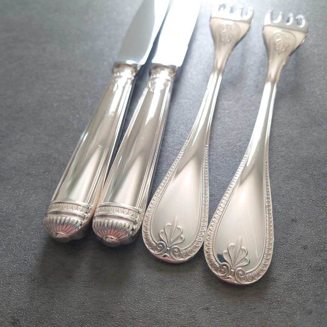 美品 クリストフル マルメゾン テーブルナイフ テーブルフォーク 4点