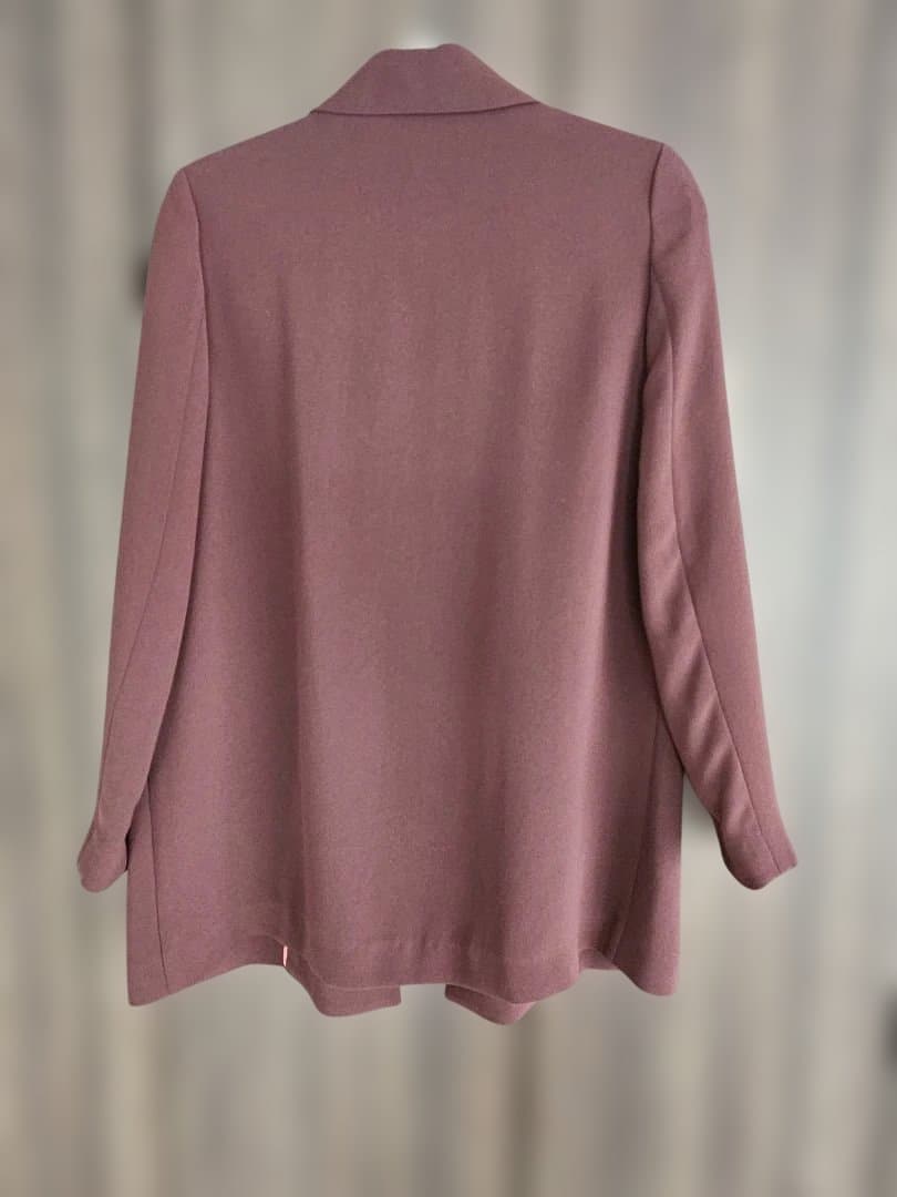 LANVIN en blue　レディースジャケット バーガンディ