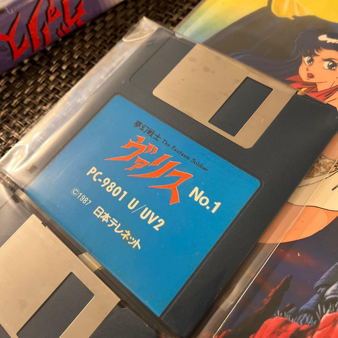 PC-8801SR　mk2ソフト　夢幻戦士ヴァリス