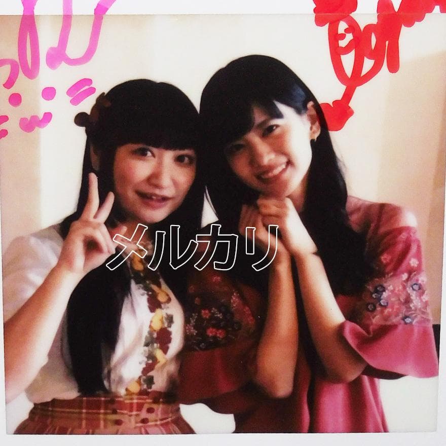 大西亜玖璃 高尾奏音 直筆サイン入りポラ チェキ