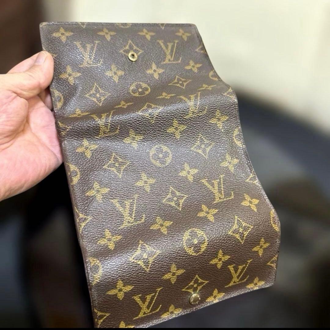 ⑤☆優良品/Ⓜ️サイズ♪ポルトトレゾールエテュイパピエ ☆三つ折り 財布