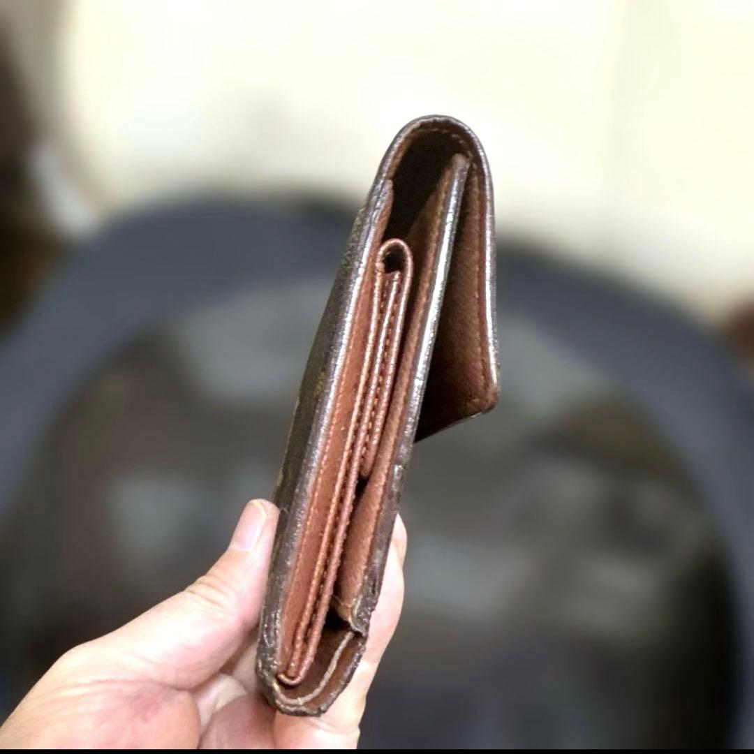 ⑤☆優良品/Ⓜ️サイズ♪ポルトトレゾールエテュイパピエ ☆三つ折り 財布