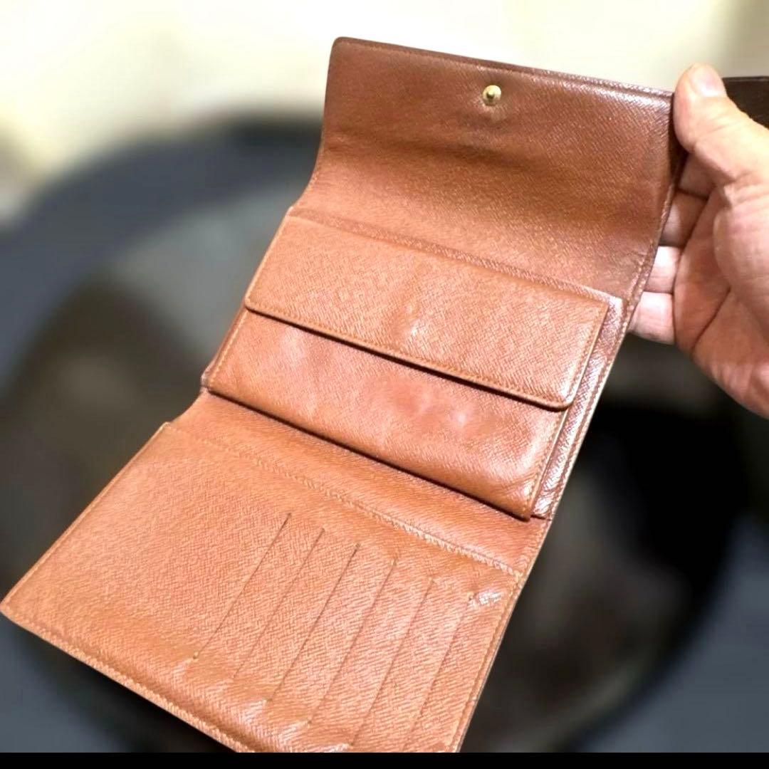 ⑤☆優良品/Ⓜ️サイズ♪ポルトトレゾールエテュイパピエ ☆三つ折り 財布