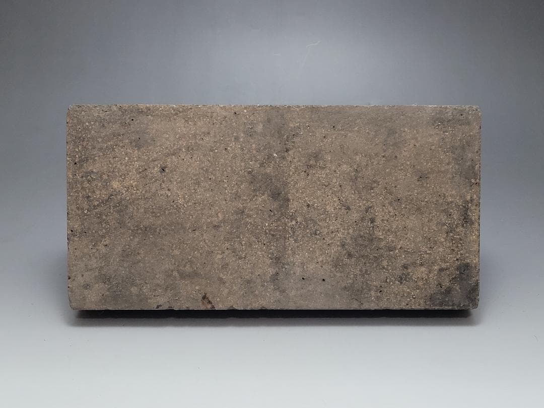 黑釉 神獣型 文鎮 元明時代 幅約23.1cm