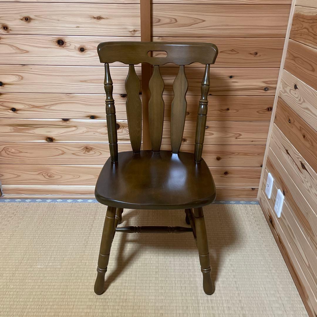 ウィンザーチェア木製 ダイニングチェアレトロビンテージ コイズミ　③