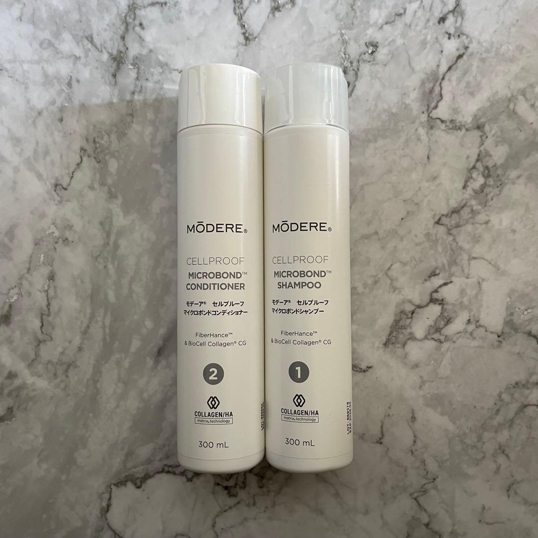 最終価格！モデーア マイクロボンドシャンプー・コンディショナ　ヘアセラム