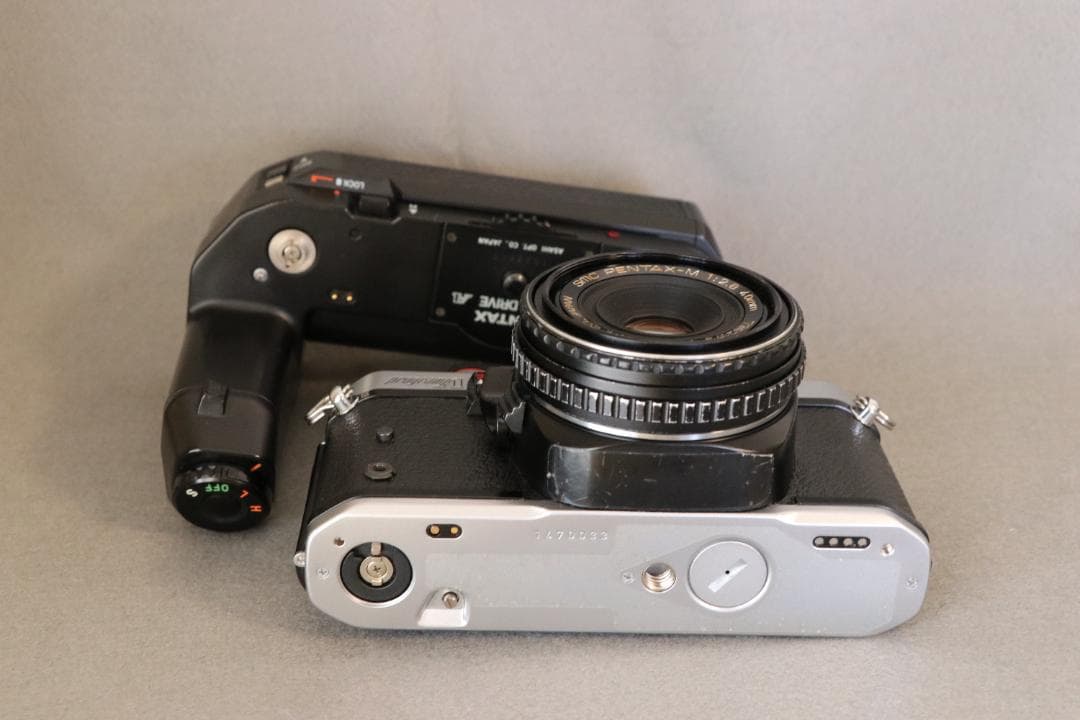 PentaxプログラムA+40mmF2.8+モータードライブA